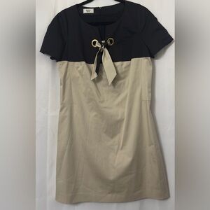 Weill Elegant Black Dress with Gold Detail pit to pit 18 (V1)